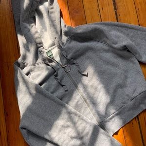 wild fable cropped zip up